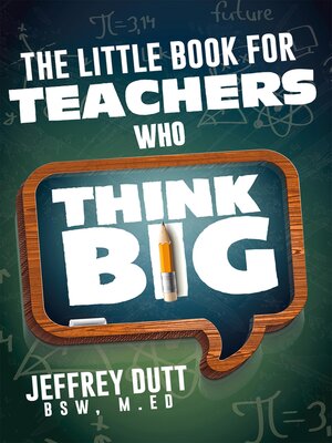 cover image of Little Book for Teachers Who Think Big